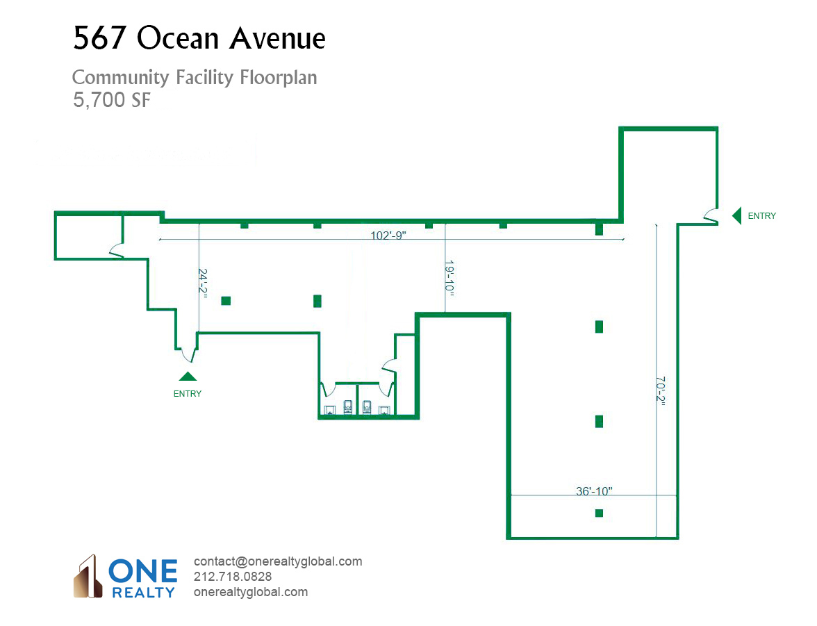 567 Ocean Ave, Brooklyn, NY en alquiler Plano de la planta- Imagen 1 de 7