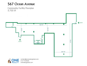 567 Ocean Ave, Brooklyn, NY en alquiler Plano de la planta- Imagen 1 de 7