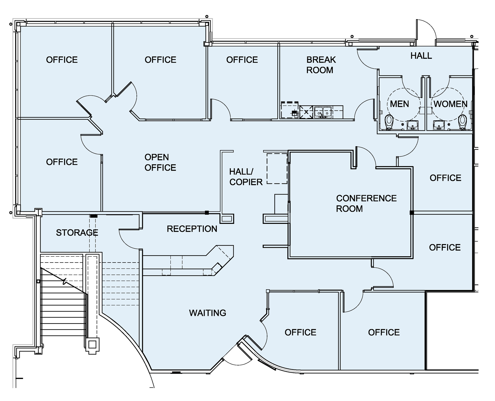 1255 Lee St SE, Salem, OR en alquiler Plano de la planta- Imagen 1 de 5