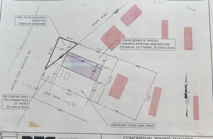 206 Boston Post Rd, North Windham, CT en venta - Plano del sitio - Imagen 2 de 2