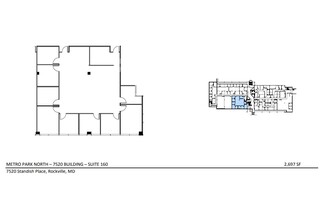 7529 Standish Pl, Rockville, MD en alquiler Plano de la planta- Imagen 1 de 1