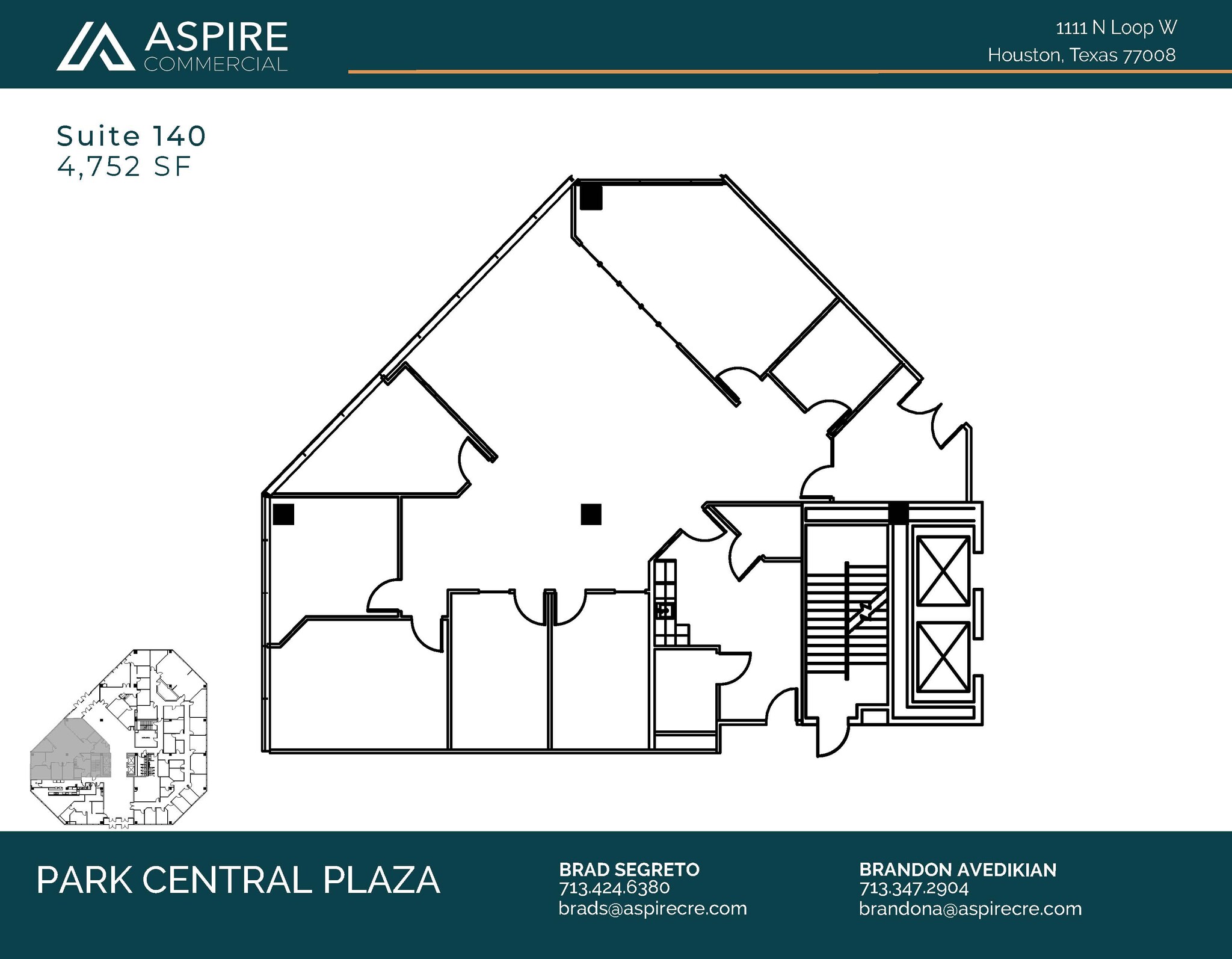 1111 N Loop W, Houston, TX en alquiler Plano de la planta- Imagen 1 de 1