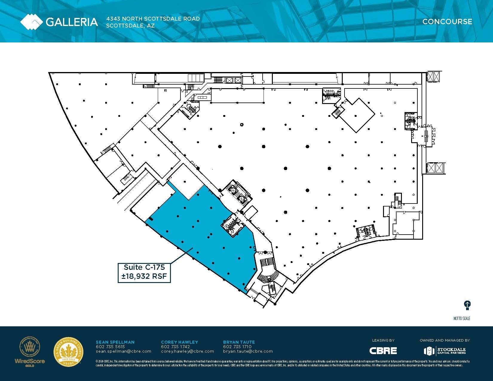 4343 N Scottsdale Rd, Scottsdale, AZ en alquiler Plano de la planta- Imagen 1 de 1