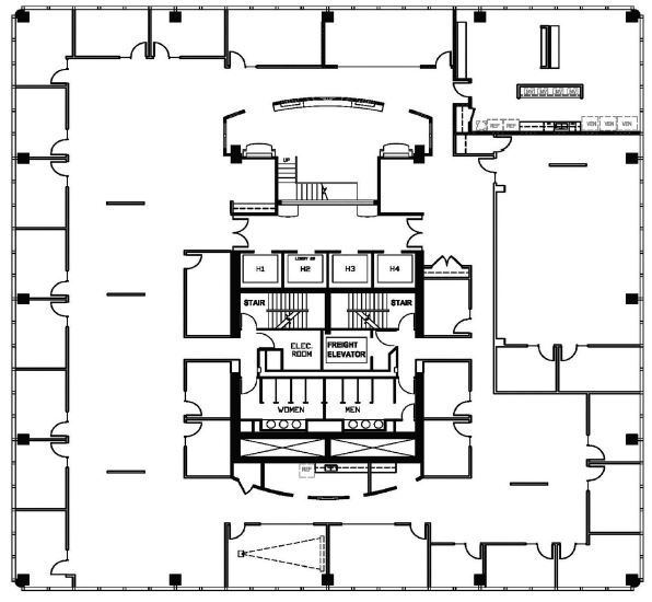 401 S 4th St, Louisville, KY en alquiler Plano de la planta- Imagen 1 de 1