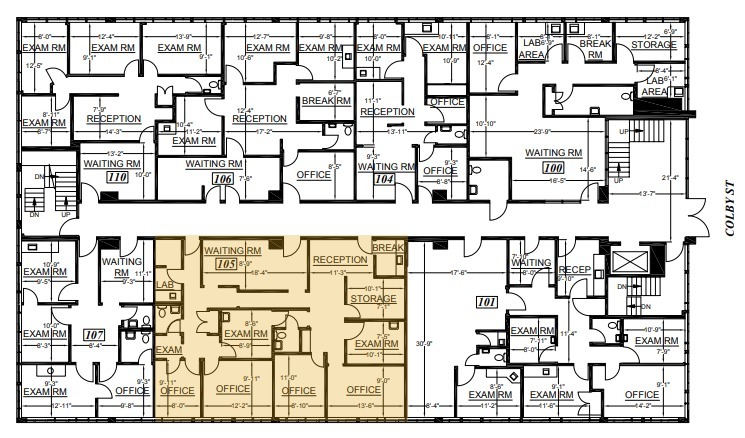 3000 Colby St, Berkeley, CA en alquiler Plano de la planta- Imagen 1 de 1