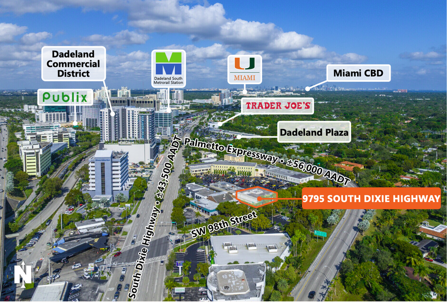 9795 S Dixie Hwy, Miami, FL en alquiler - Vista aérea - Imagen 2 de 7