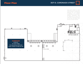 3071 E Coronado St, Anaheim, CA en alquiler Plano de la planta- Imagen 2 de 75