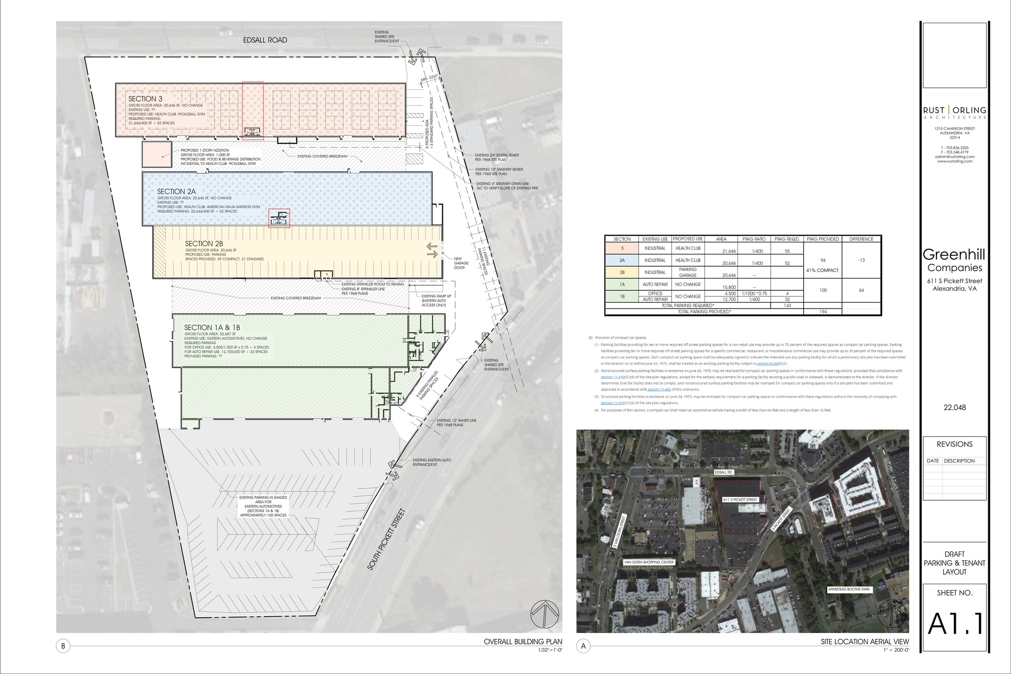 611 S Pickett St, Alexandria, VA en alquiler Plano del sitio- Imagen 1 de 1