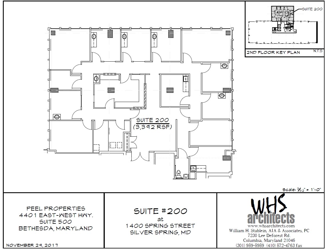 1400 Spring St, Silver Spring, MD en alquiler Plano de la planta- Imagen 1 de 1