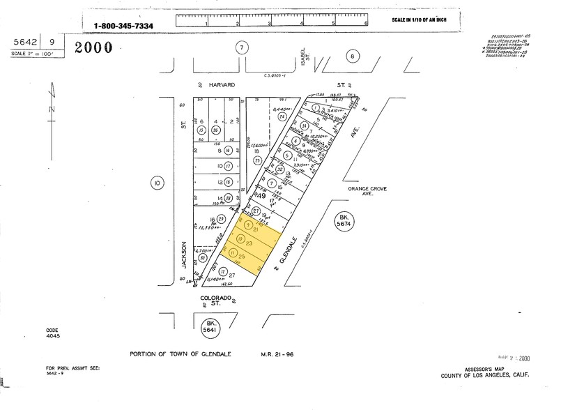 245 S Glendale Ave, Glendale, CA en alquiler - Plano de solar - Imagen 2 de 6