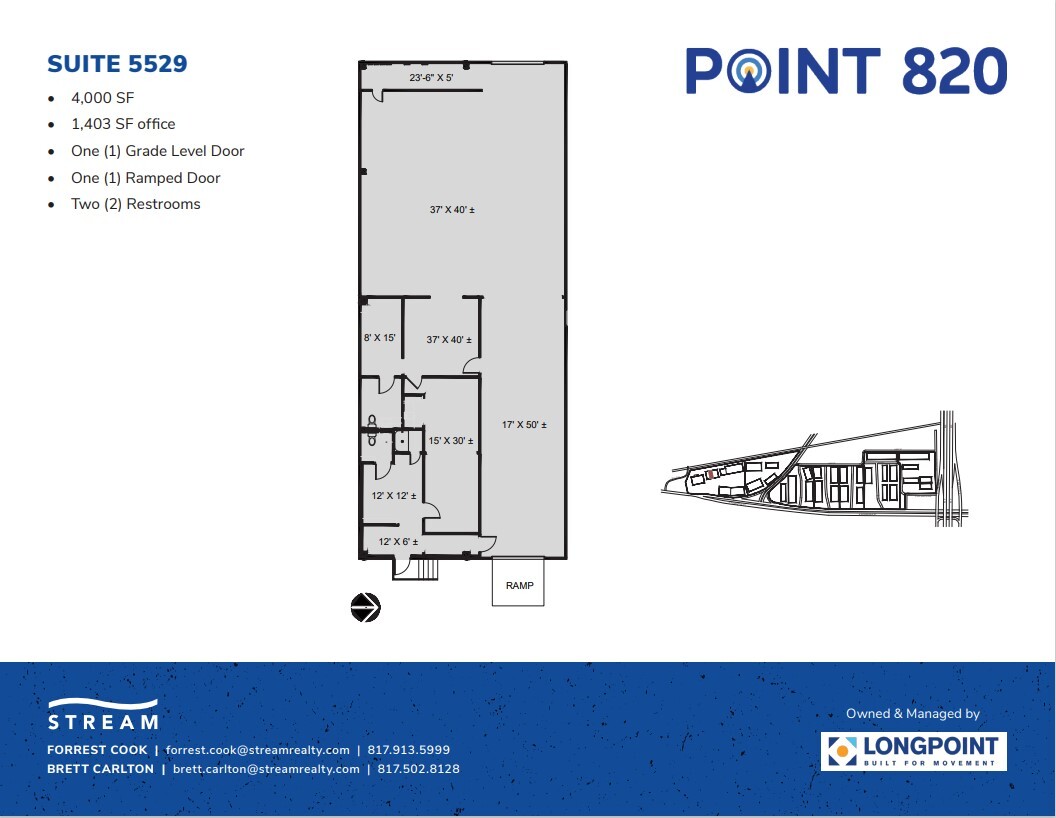 5721 E Rosedale St, Fort Worth, TX en alquiler Plano de la planta- Imagen 1 de 1