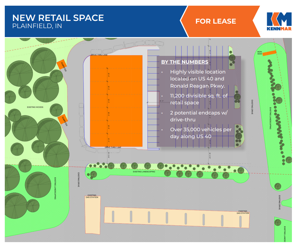 3055 E. Main Street, Plainfield, IN en alquiler Plano de la planta- Imagen 1 de 2