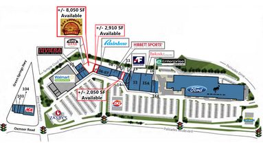 300-488 Palisades Blvd, Birmingham, AL en alquiler Plano del sitio- Imagen 1 de 1