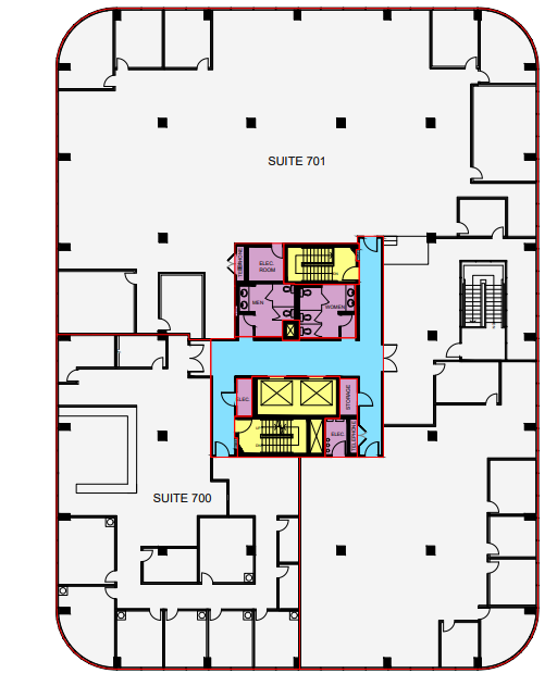 700 Dorval Dr, Oakville, ON en alquiler Plano de la planta- Imagen 1 de 1