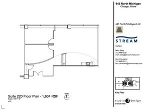 645 N Michigan Ave, Chicago, IL en alquiler Plano de la planta- Imagen 1 de 1