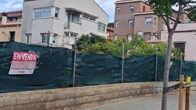 Más detalles de Carrer dels Agudells, Barcelona - Terreno en venta