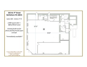 202 W 4th St, Bethlehem, PA en alquiler Plano del sitio- Imagen 1 de 1