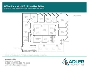 7925 NW 12th St, Doral, FL en alquiler Plano de la planta- Imagen 1 de 3