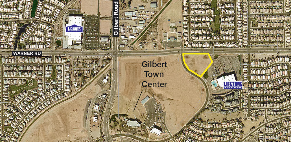 263 E Warner Rd, Gilbert, AZ en alquiler - Vista aérea - Imagen 2 de 10