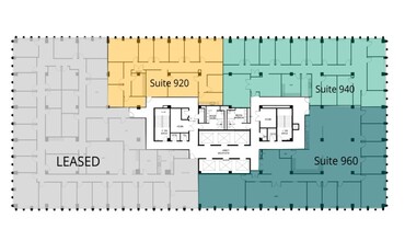 2450 Crystal Dr, Arlington, VA en alquiler Plano de la planta- Imagen 1 de 1