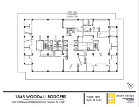 1845 Woodall Rodgers Fwy, Dallas, TX en alquiler Plano de la planta- Imagen 1 de 1