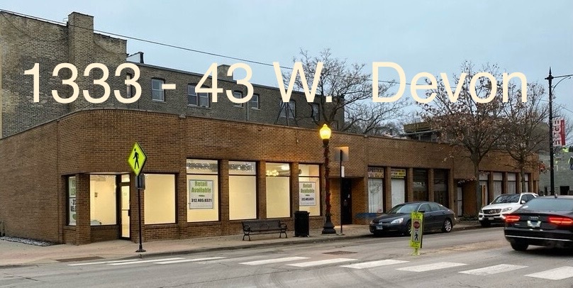 1333-1339 W Devon Ave, Chicago, IL en alquiler - Foto del edificio - Imagen 2 de 11