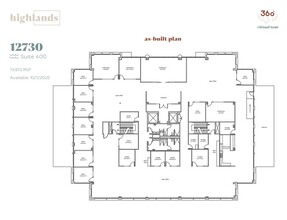 12750 High Bluff Dr, San Diego, CA en alquiler Plano de la planta- Imagen 1 de 8