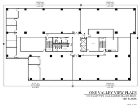 2350 Valley View Ln, Dallas, TX en alquiler Plano de la planta- Imagen 1 de 1