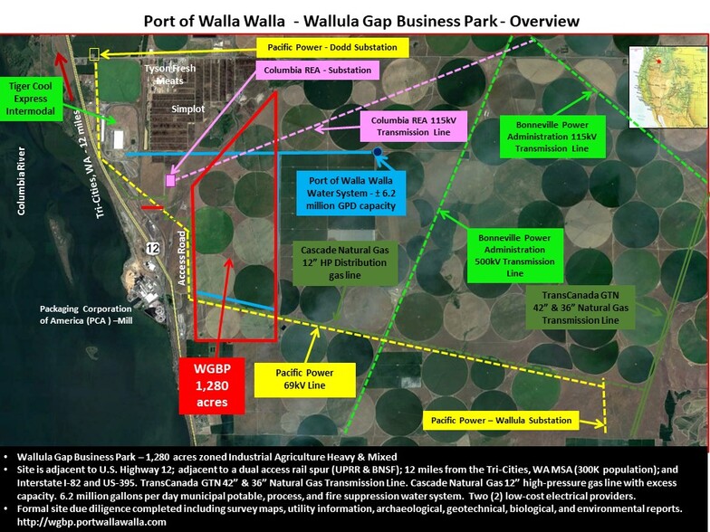 State Highway 12, Wallula, WA en venta - Foto del edificio - Imagen 1 de 1