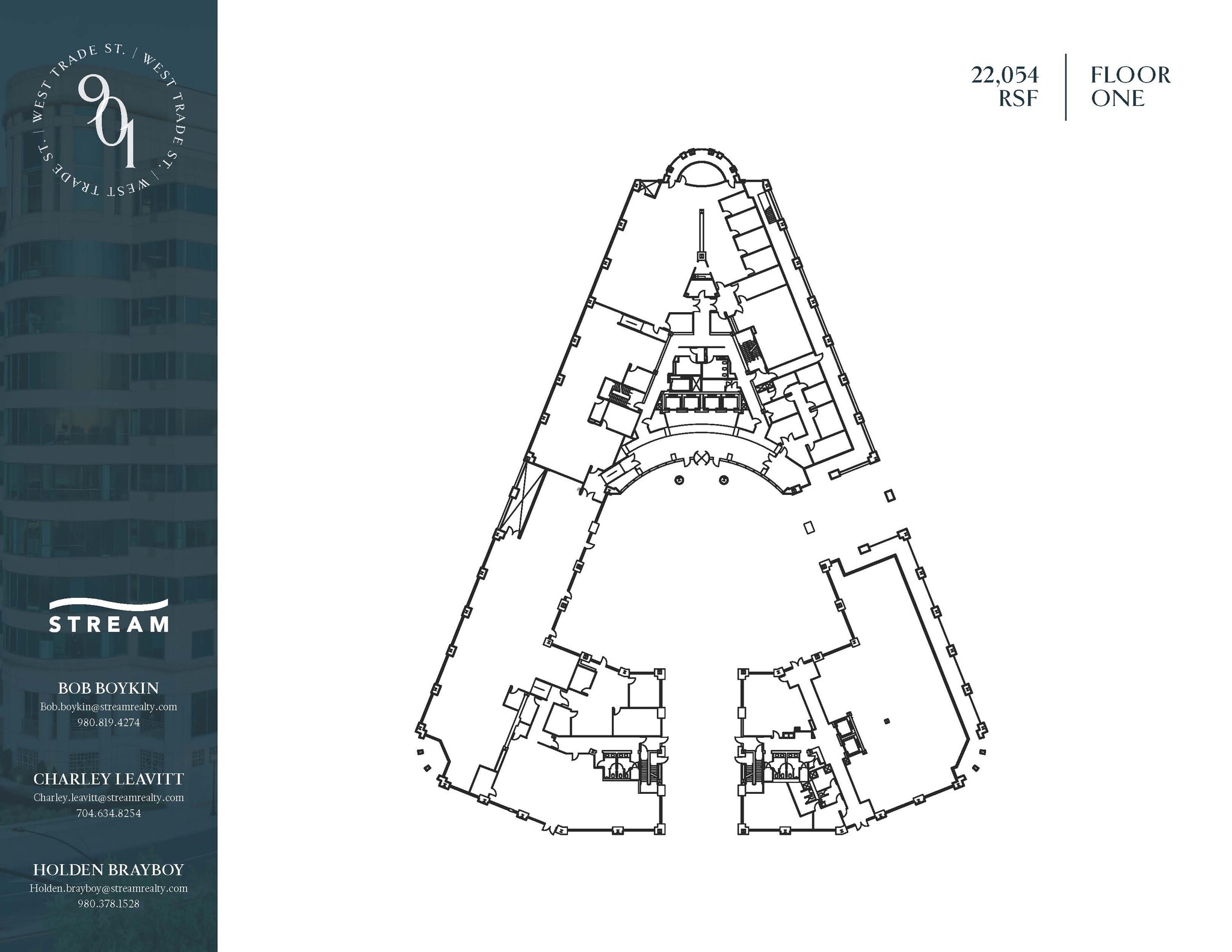 901 W Trade St, Charlotte, NC en alquiler Plano de la planta- Imagen 1 de 1