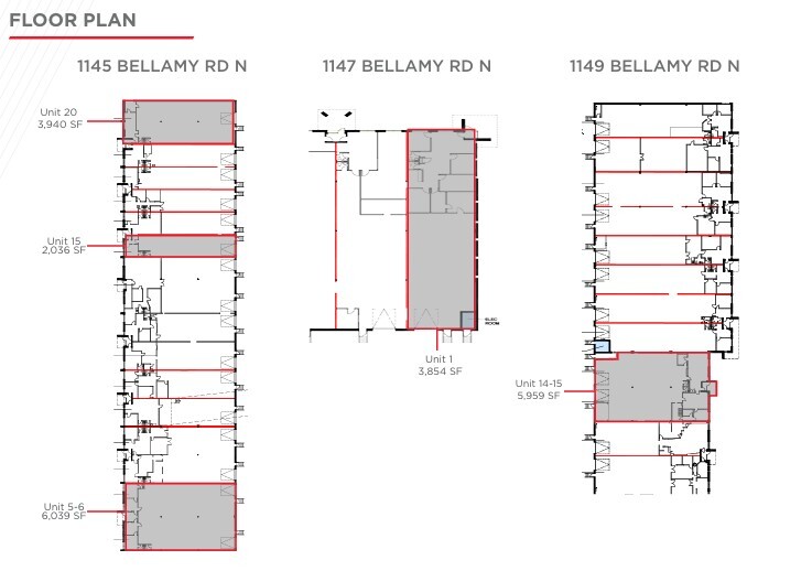 1145 Bellamy Rd N, Toronto, ON en alquiler Plano de la planta- Imagen 1 de 1