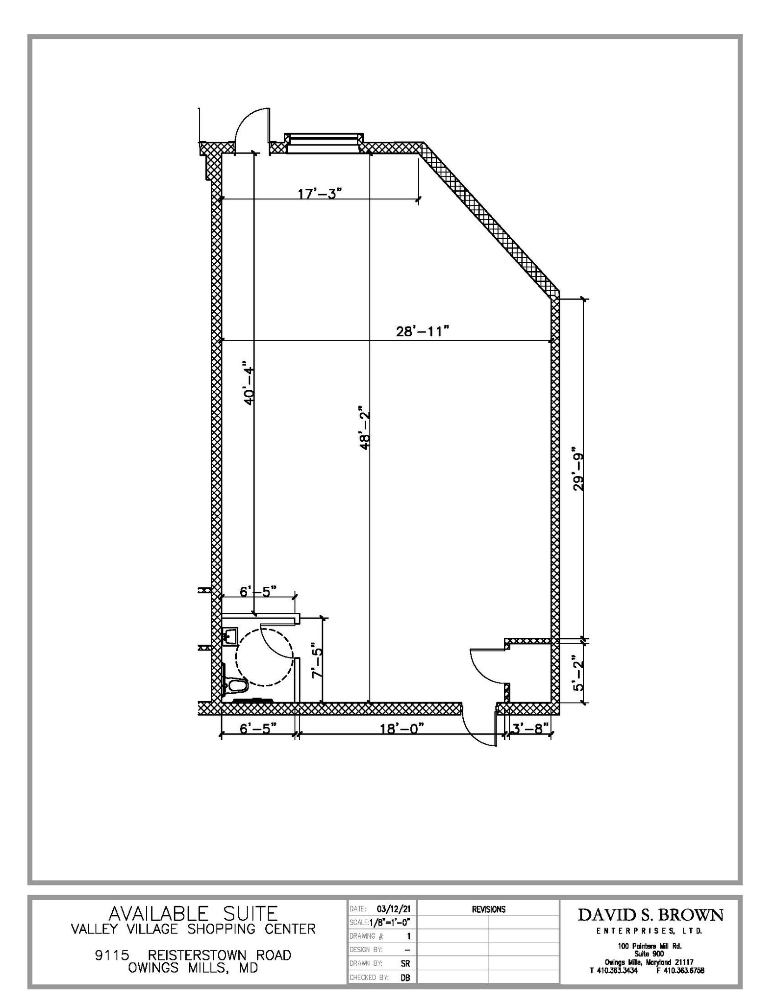 9101-9191 Reisterstown Rd, Owings Mills, MD en alquiler Plano de la planta- Imagen 1 de 1