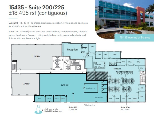 15378 Avenue of Science, San Diego, CA en alquiler Plano de la planta- Imagen 1 de 1