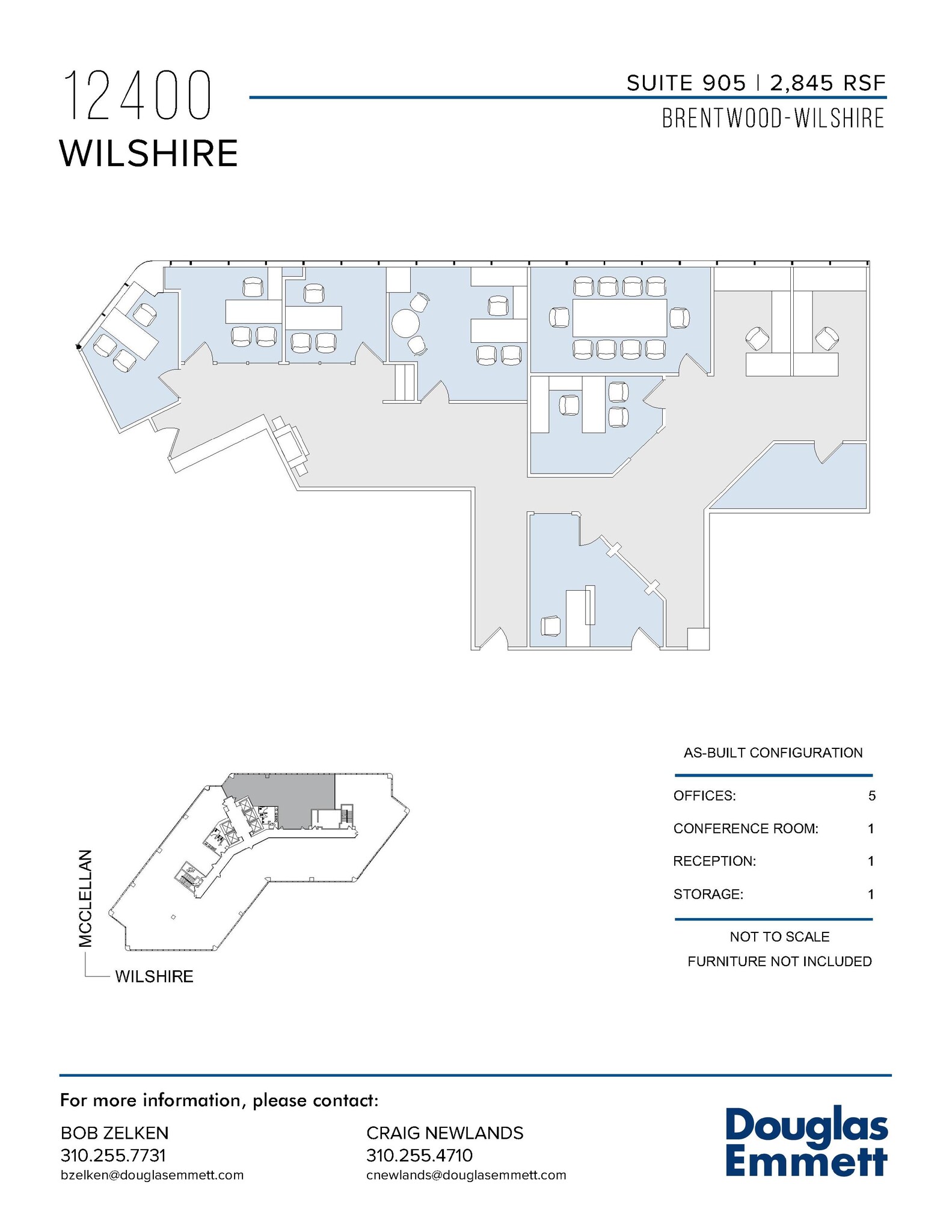 12400 Wilshire Blvd, Los Angeles, CA en alquiler Plano de la planta- Imagen 1 de 1