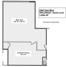 8310-8358 Tyler Blvd, Mentor, OH en alquiler Plano de la planta- Imagen 1 de 1