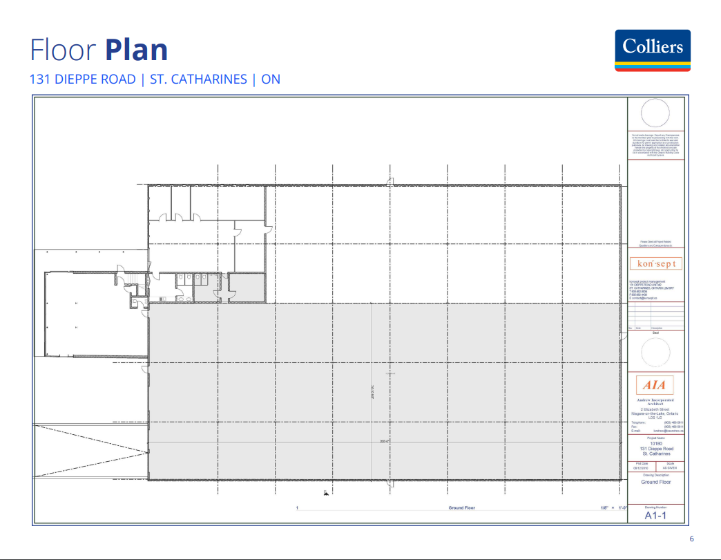 131 Dieppe Rd, St Catharines, ON en alquiler Plano de la planta- Imagen 1 de 1