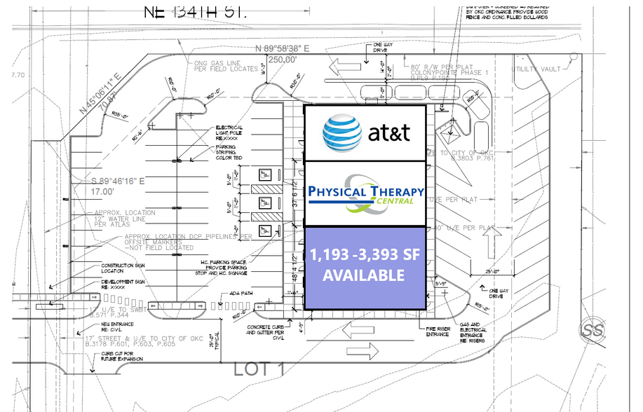 13600 N Piedmont Rd, Piedmont, OK en alquiler - Plano del sitio - Imagen 2 de 4