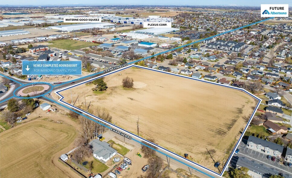 16046 N Franklin Blvd, Nampa, ID en venta - Vista aérea - Imagen 3 de 4