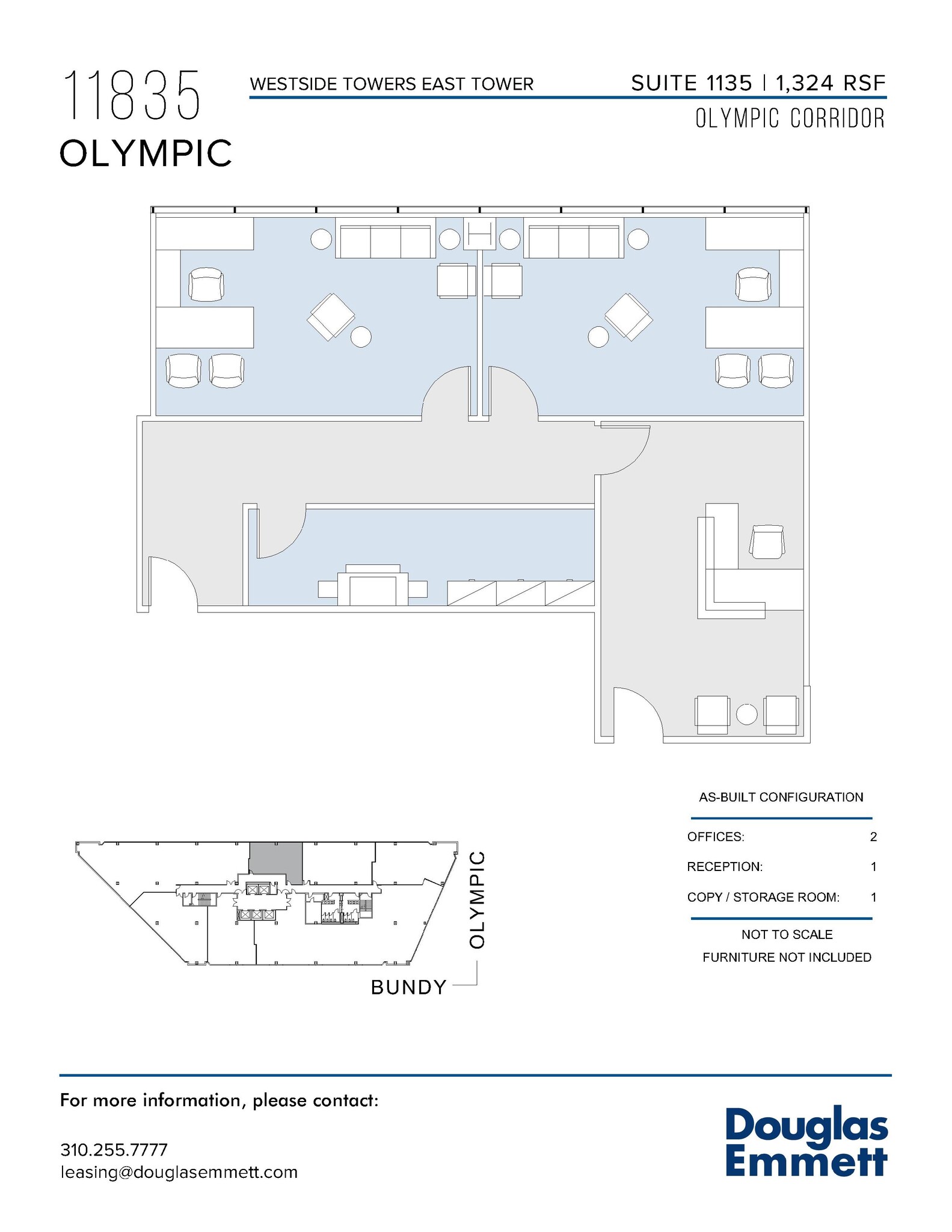 11845 W Olympic Blvd, Los Angeles, CA en alquiler Plano de la planta- Imagen 1 de 1