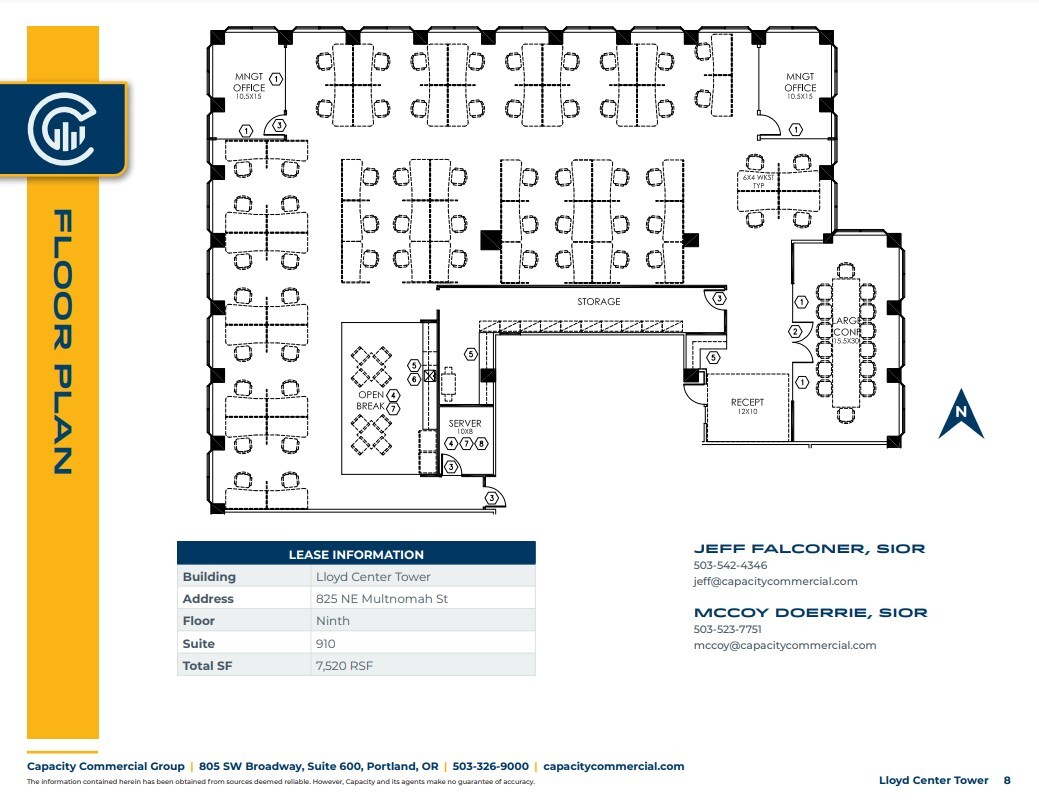 825 NE Multnomah St, Portland, OR en alquiler Plano de la planta- Imagen 1 de 1