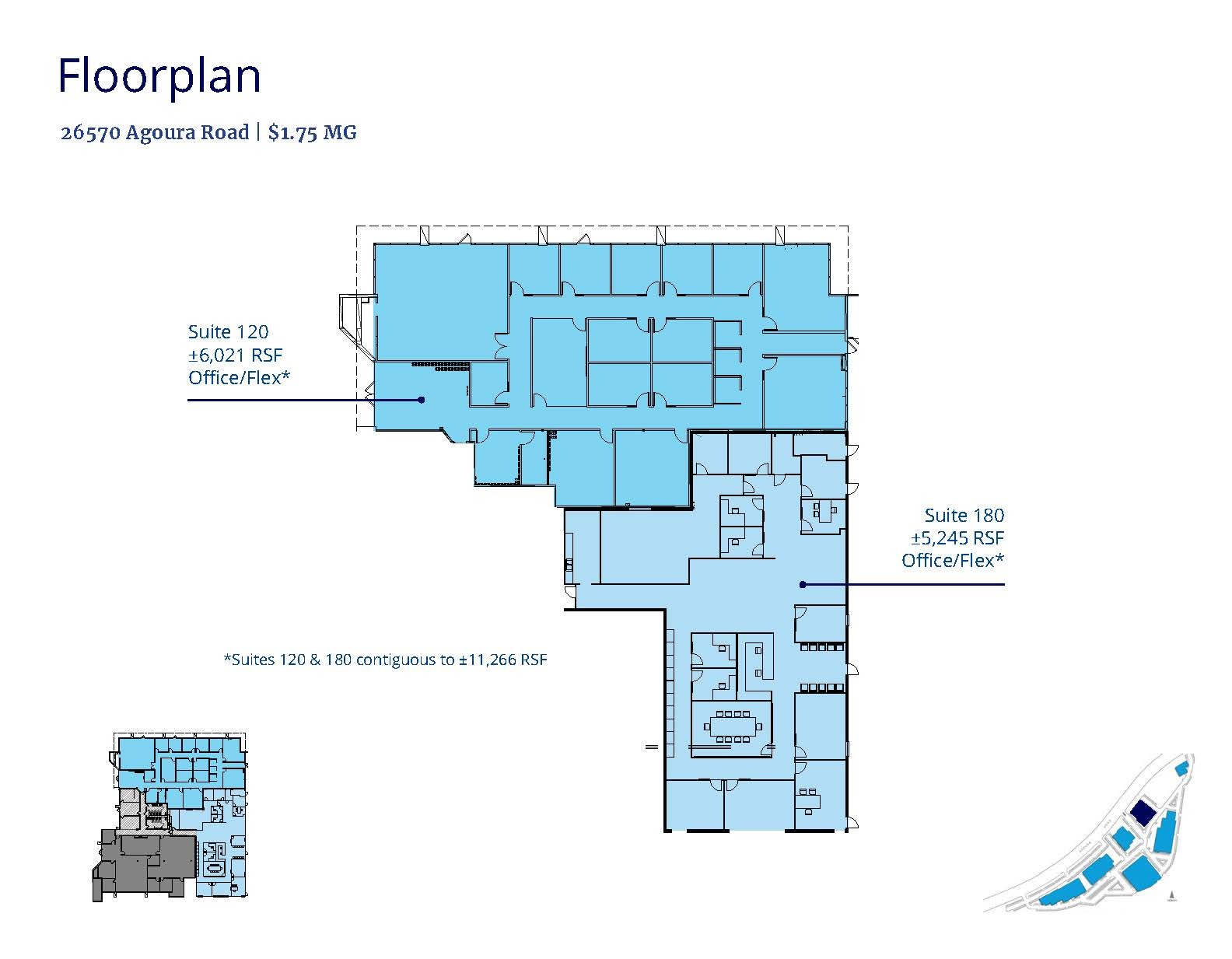 26610 Agoura Rd, Calabasas, CA en alquiler Plano de la planta- Imagen 1 de 1