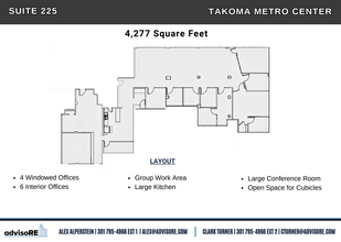 6856 Eastern Ave NW, Washington, DC en alquiler Plano de la planta- Imagen 1 de 1