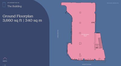 270 Brompton Rd, London en alquiler Plano de la planta- Imagen 2 de 2