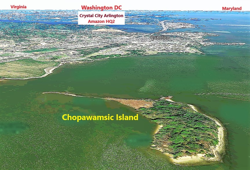 Chopawamsic Island, Quantico, VA en venta - Vista aérea - Imagen 3 de 31