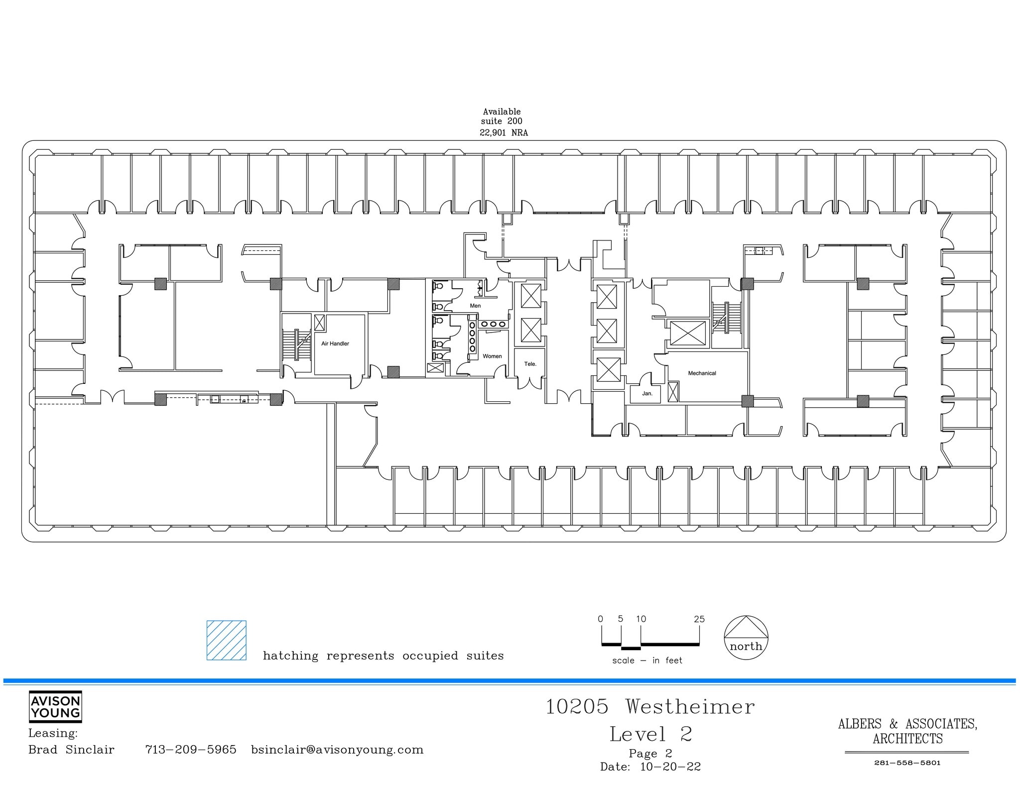 10205 Westheimer Rd, Houston, TX en alquiler Plano del sitio- Imagen 1 de 2