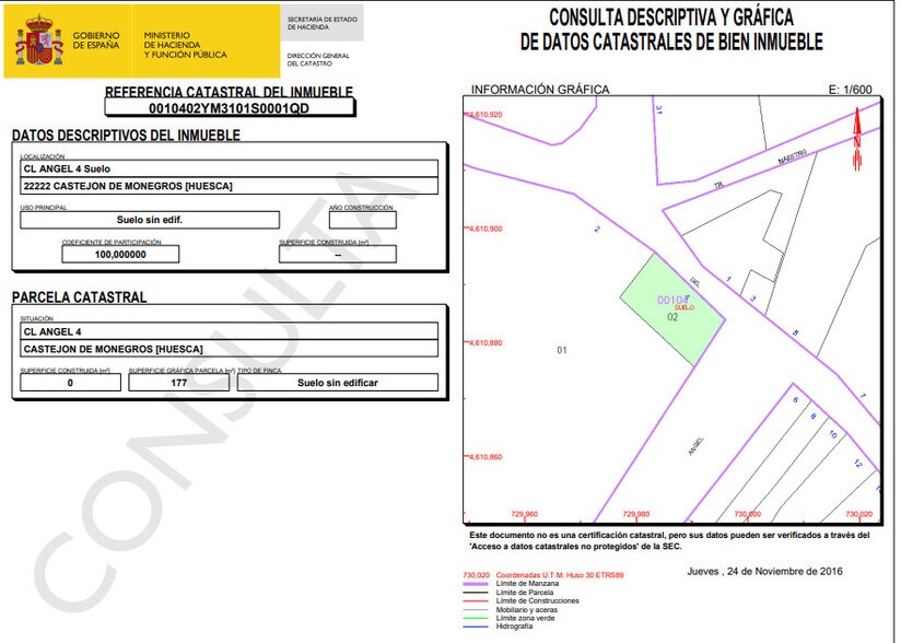 Terreno en Castejón de Monegros en venta - Foto del edificio - Imagen 3 de 14