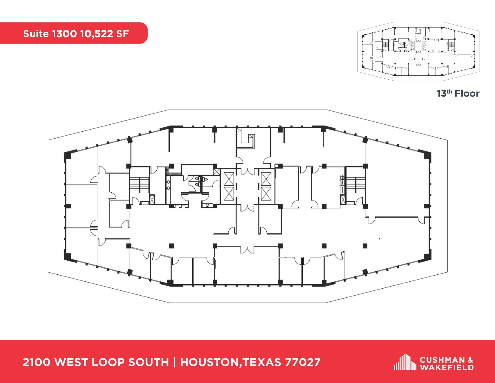 2100 West Loop South, Houston, TX en alquiler Plano de la planta- Imagen 1 de 1