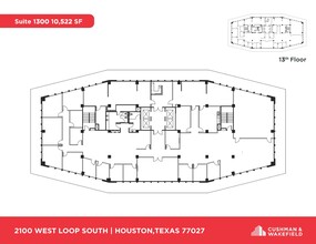 2100 West Loop South, Houston, TX en alquiler Plano de la planta- Imagen 1 de 1