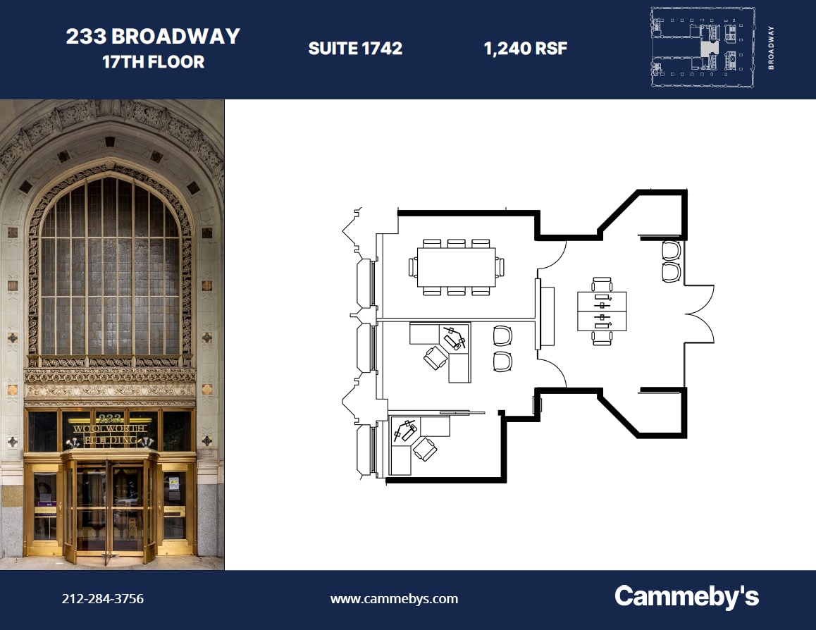 233 Broadway, New York, NY en alquiler Plano de la planta- Imagen 1 de 1