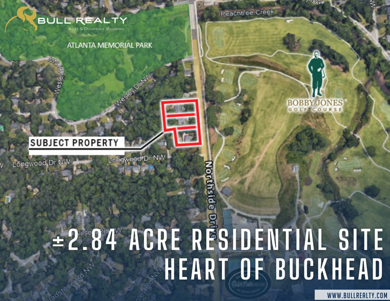 ±2.84 Acre Residential Site | Buckhead cartera de 3 inmuebles en venta en LoopNet.es - Foto del edificio - Imagen 1 de 6